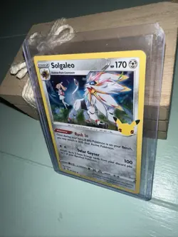 Pokemon TCG Solgaleo 25th Celebrations 021/025 Holo Rare Card NM 2021 - Image 1
