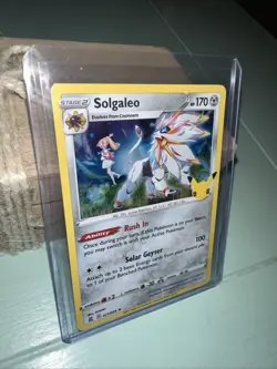 Pokemon TCG Solgaleo 25th Celebrations 021/025 Holo Rare Card NM 2021 - Image 3