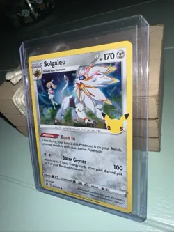 Pokemon TCG Solgaleo 25th Celebrations 021/025 Holo Rare Card NM 2021 - Image 5