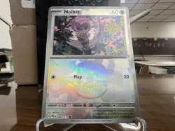 Pokemon Pokeball Holo Basic Card Noibat 090/131 Prismatic Evolutions NM - Image 1