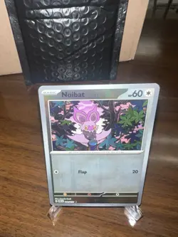 Pokemon Pokeball Holo Basic Card Noibat 090/131 Prismatic Evolutions NM - Image 3