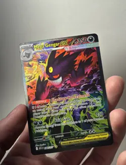 Pokemon Mega Gengar EX Full Art Holo Card 284/217 English TCG - Image 1