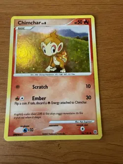 Chimchar 076/130 Cosmos Holo Diamond & Pearl Base Set Pokemon Card (b) - Image 1