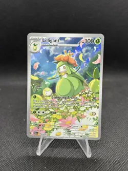 Pokemon TCG Lilligant 092/086 Black Bolt IR Holo Full Art Card Near Mint - Image 1