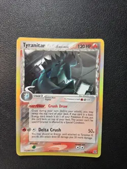 Tyranitar Delta Species Holo Card 16/113 Near Mint Great Condition - Image 1