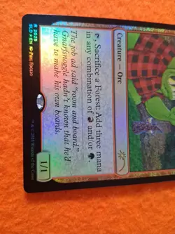 Orcish Lumberjack (2025) (Rainbow Foil) Secret Lair Drop Foil - Image 2