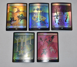 MTG Secret Lair Featuring: Gary Baseman FOIL LAND SET Magic the Gathering - Image 1