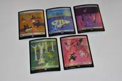 MTG Secret Lair Featuring: Gary Baseman FOIL LAND SET Magic the Gathering - Image 3
