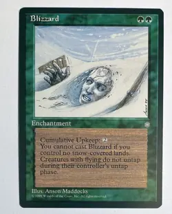 MTG Blizzard ICE AGE Near Mint NM Unplayed Magic The Gathering - Image 1