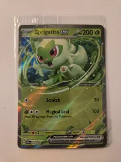 Pokemon Sprigatito EX 087 - Scarlet & Violet Sealed Black Star Promo - Image 1