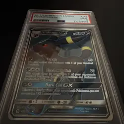 UMBREON GX 2017 Pokemon #142/149 PSA 9 MINT Sun & Moon FULL ART - Image 2