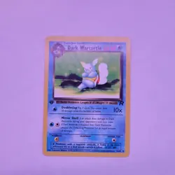 Dark Wartortle 1st Edition 46/82 Team Rocket Pokemon TCG LP WotC - Image 1