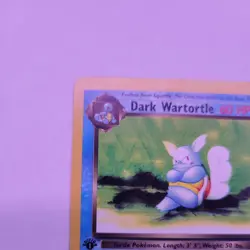 Dark Wartortle 1st Edition 46/82 Team Rocket Pokemon TCG LP WotC - Image 3