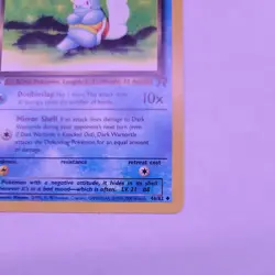 Dark Wartortle 1st Edition 46/82 Team Rocket Pokemon TCG LP WotC - Image 5