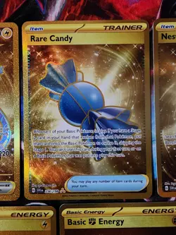 Pokemon Scarlet & Violet Base Lot of 5 Gold Hyper Rares - Image 3
