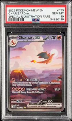 2023 Pokemon Charizard ex Special Illustration PSA 10 GEM MT - Image 3