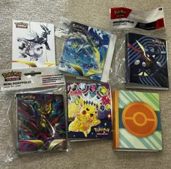 Pokemon Lot of 10 Random Mini Portfolio's - Image 1