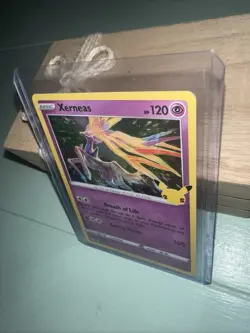 Xerneas - 25th Anniversary Pokemon Celebrations TCG - NM HOLO RARE 012/025 - Image 4