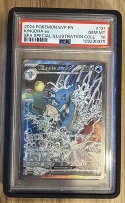 2024 Pokemon Svp Black Star Promo #131 Kingdra Ex Special Illustration PSA 10 - Image 1