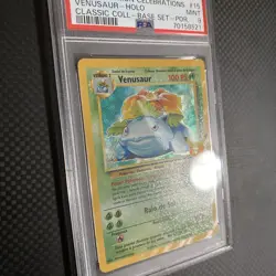 2021 Pokemon 25th Celebrations Portuguese Venusaur #15 PSA 9 Pop 5 - Image 5