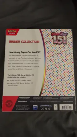 Pokemon TCG: Scarlet & Violet 151 - Binder Collection Box - (Brand New Sealed) 820650853142 - Image 2