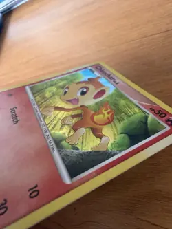 Pokemon TCG Chimchar LV.8 DP02 Black Star Promo Holo - Image 2