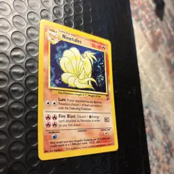 Pokemon TCG Base Set 2 -Ninetales- Holo Rare 13/130 Vintage - NM W/ Swirl 🌀 - Image 2