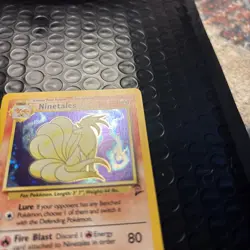 Pokemon TCG Base Set 2 -Ninetales- Holo Rare 13/130 Vintage - NM W/ Swirl 🌀 - Image 4