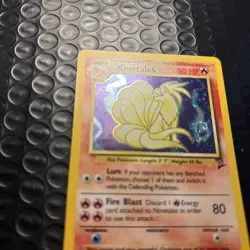 Pokemon TCG Base Set 2 -Ninetales- Holo Rare 13/130 Vintage - NM W/ Swirl 🌀 - Image 5