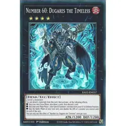 Yugioh RA02-EN037 Number 60: Dugares the Timeless Super Rare 1st Edition - Image 1
