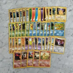 Pokemon Card Lot 1999 WOTC 50 Different Cards All NM, Never Played - Image 1