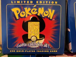 Sealed Pokemon 23k Gold Plated Card 1999 Burger King Complete Set Unopened - Image 4