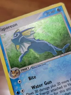 Pokemon TCG English Card Pop Series 3 Vaporeon 6/17 Holo Rare - PL! - Image 2