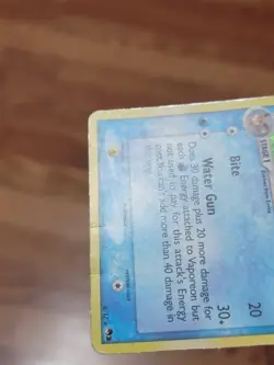 Pokemon TCG English Card Pop Series 3 Vaporeon 6/17 Holo Rare - PL! - Image 3