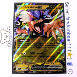 2023 Koraidon EX Double Rare card 125/198 Scarlet & Violet Base Set Pokemon LP - Image 1