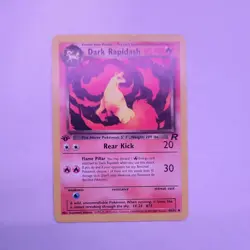 Pokemon Card - Dark Rapidash Team Rocket 44/82 Uncommon 1st Edition - Image 1
