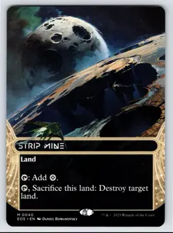 Strip Mine Borderless Edge of Eternities: Stellar Sights MTG Magic - Image 1