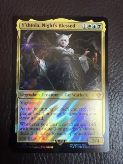 Mtg FIC Final Fantasy — Y’shtola, Night’s Blessed —NM SURGE FOIL - Image 1