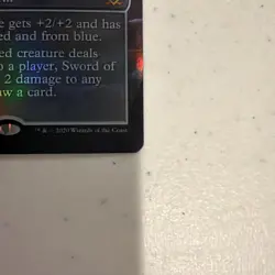 Sword of Fire and Ice (Borderless) Double Masters Foil Near Mint/Mint - Image 2