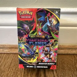 Pokemon TCG Mega Evolution Phantasmal Flames Booster Bundle 6 Packs - Image 1