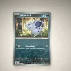 Pokemon Nidoran F Reverse Holo SV: Scarlet & Violet 151 029/165 Common 60 HP - Image 1