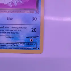 Pokemon Dark Vaporeon 45/82 Team Rocket 1st Edition LP - Image 2
