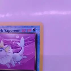 Pokemon Dark Vaporeon 45/82 Team Rocket 1st Edition LP - Image 3