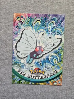Pokemon TCG Butterfree #12 Topps TV Animation Blue Label 1st Print Edition - Image 1