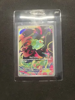 Pokemon Bulbasaur 133/132 Me01: Mega Evolution Illustration Rare Full Art Holo - Image 1