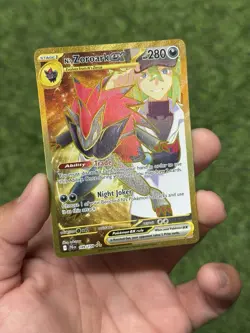 Pokemon TCG N's Zoroark ex 189/159 Sv09: Journey Together Holo - Image 2