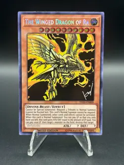 • The Winged Dragon of Ra • TN19-EN009 Secret Rare Holo Foil Yugioh TCG NM - Image 1