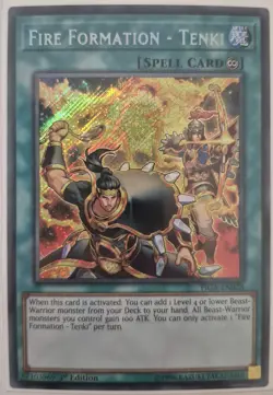 YuGiOh Fire Formation - Tenki Secret Rare 1st Edition FIGA-EN028 - Image 1