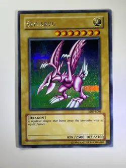 Seiyaryu SDD-E001 Secret Rare UNL Edition YuGiOh Card NM - Image 1