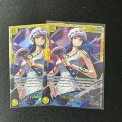 Lot (2) One Piece TCG - Trafalgar Law ENGLISH EB03-062 HEROINES SEC - Image 1